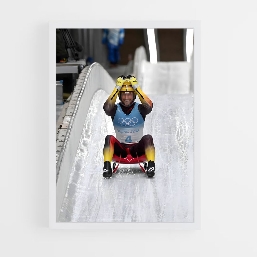 Poster Beijing Jeux – affiche Jeux Olympiques (vue 3)